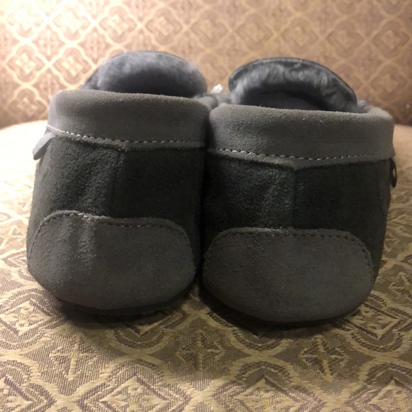 New TOTES 100%  GENUINE Sheepskin slippers / moccasins 291an - Picture 4 of 15